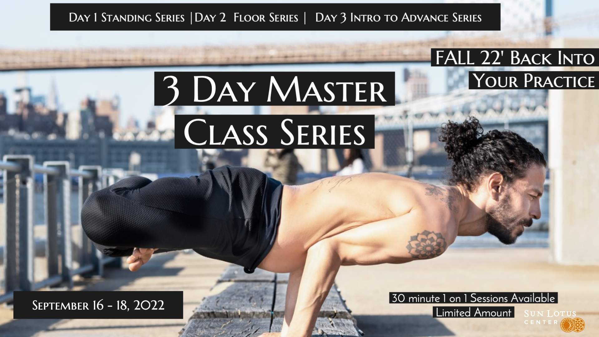 3 Day Master Class Series with Joseph Encinia